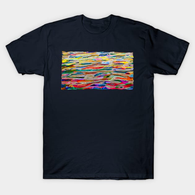 Waves on Lake Mendota T-Shirt by JimLorman